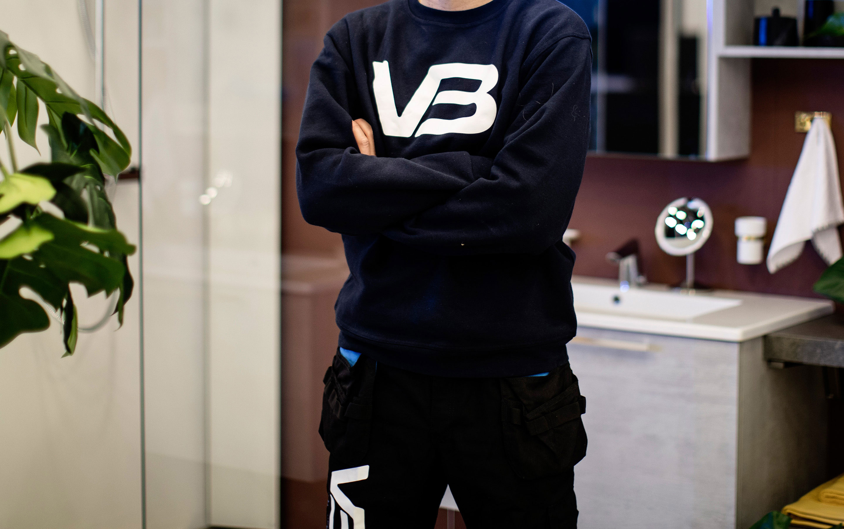 VB-rørlegger i arbeidsklær